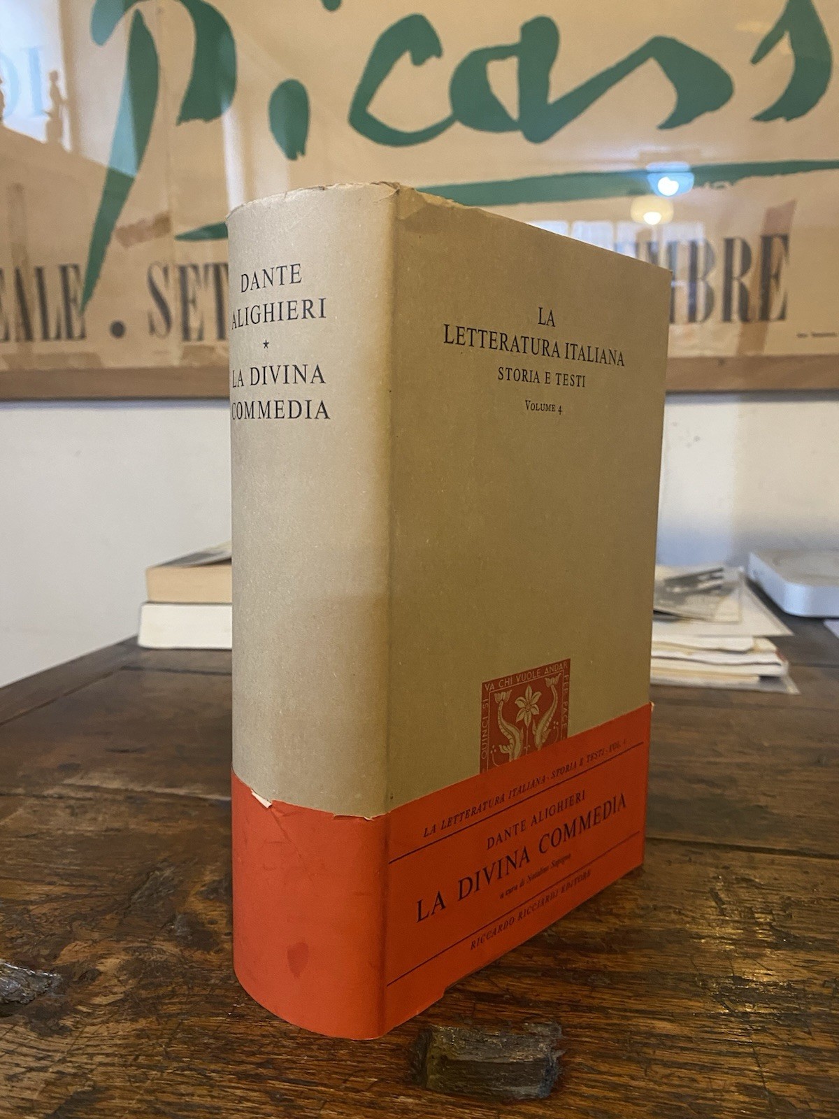 Alighieri Dante La divina commedia Milano - Napoli Ricciardi 1957