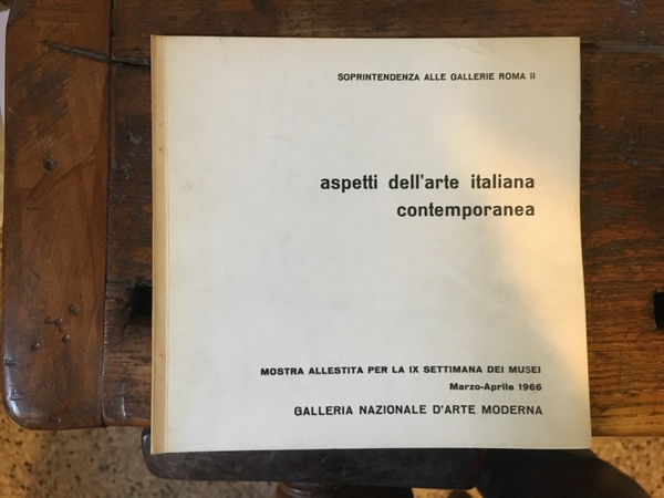 Aspetti dell'arte italiana contemporanea