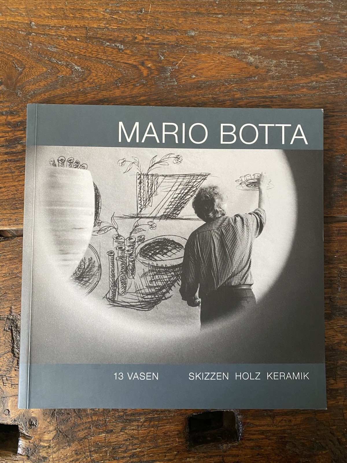 Autografato Botta Mario 13 vasen Skizzen holz keramik Zurich Galeri …