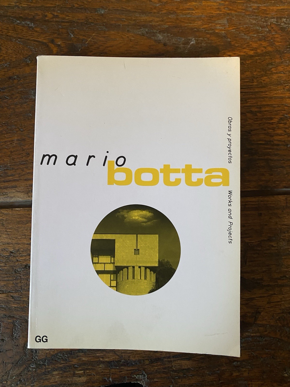 Autografato Botta Mario Obras y proyectos Barcelona Gustavo Gili 1991