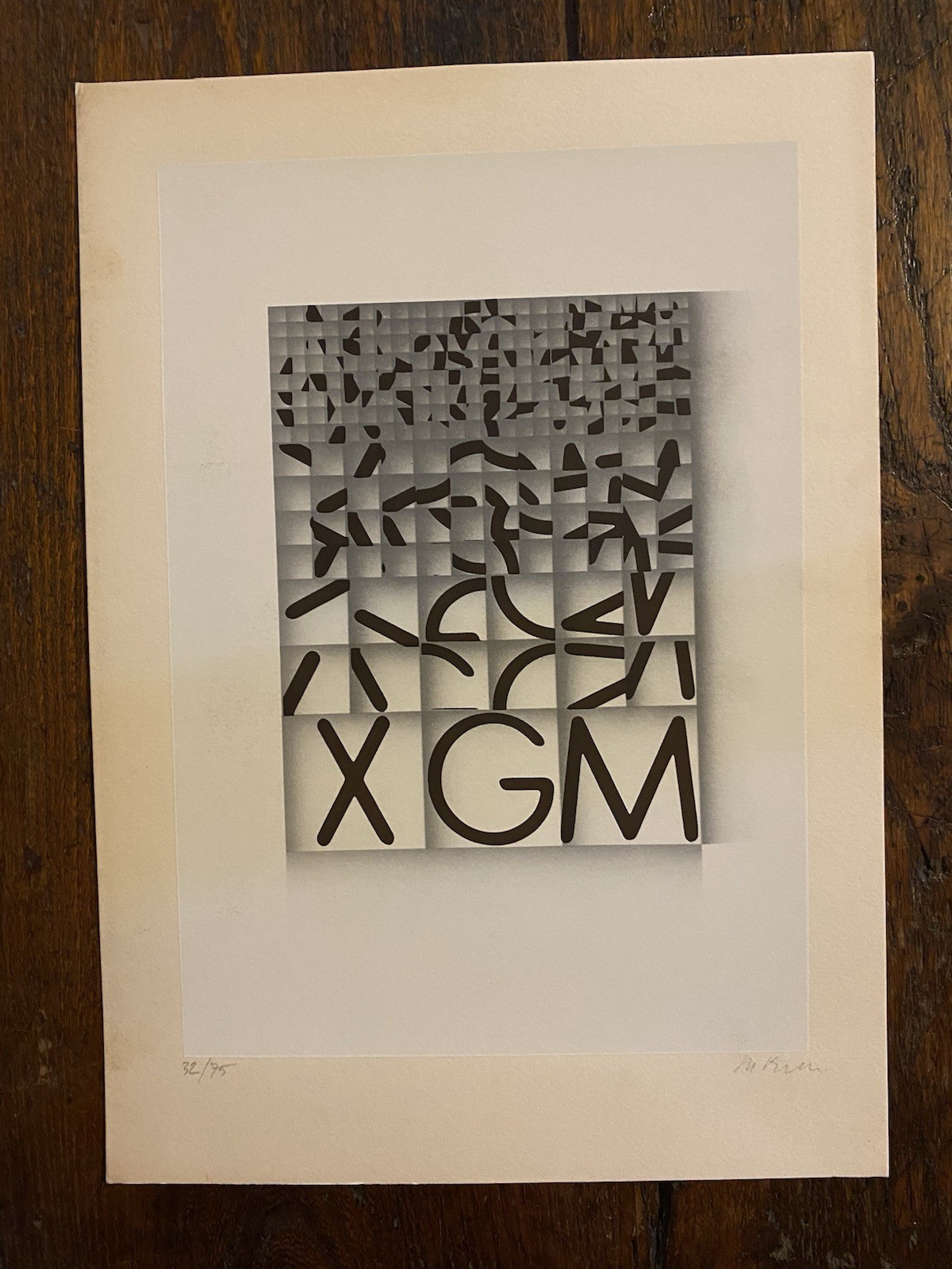 Autografato Di Bello Bruno Serigrafia 35 x 25 cm. Milano …