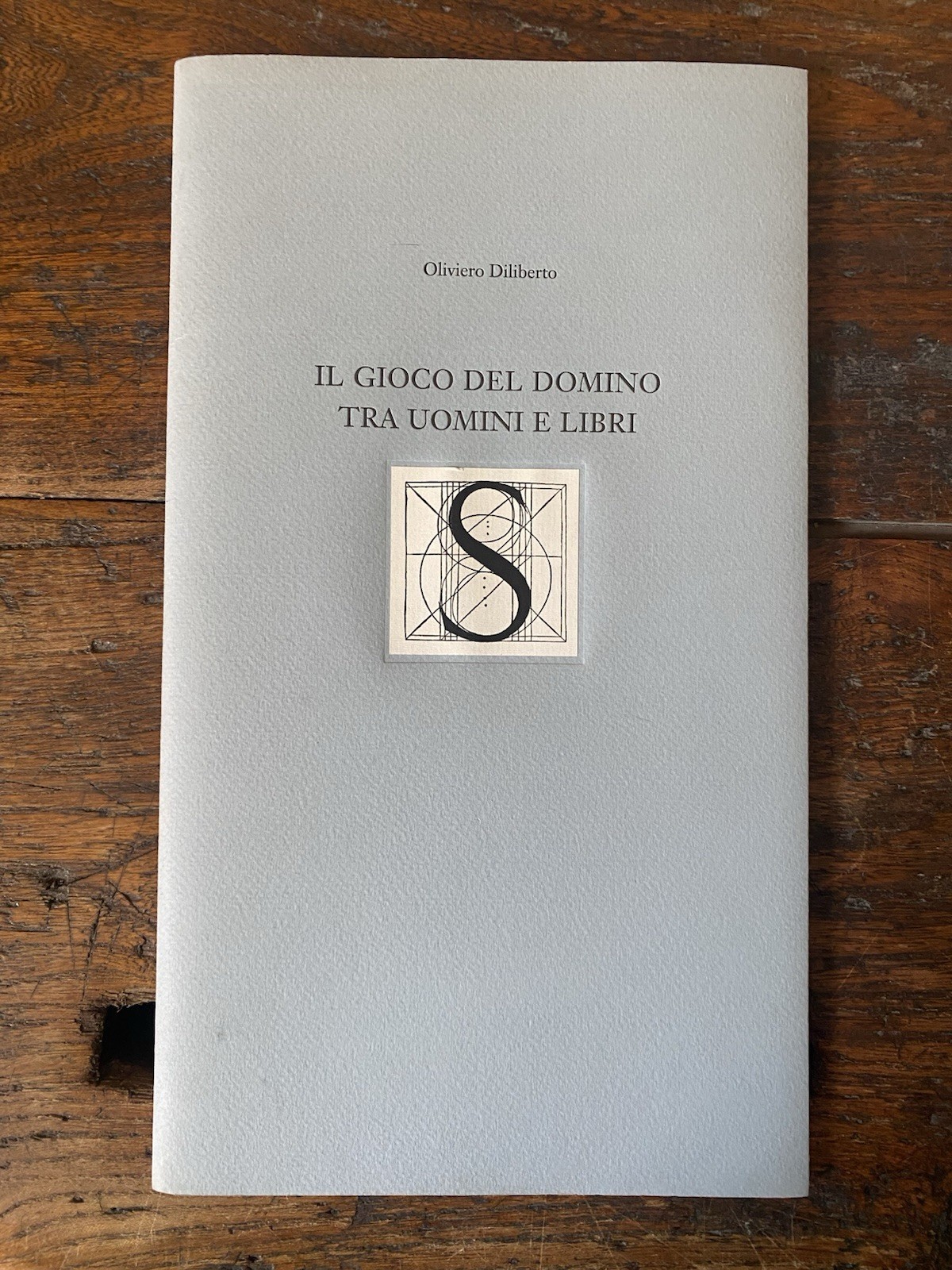 Autografato Diliberto Oliviero Il gioco del domino tra uomini e …
