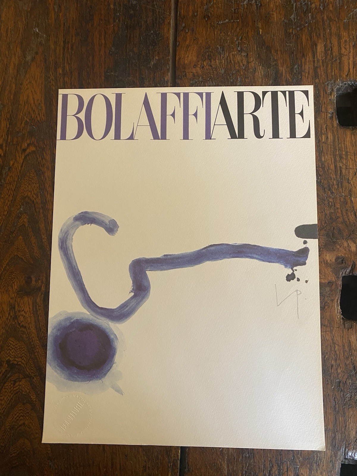 Autografato Pasmore Victor Bolaffi Arte 1977