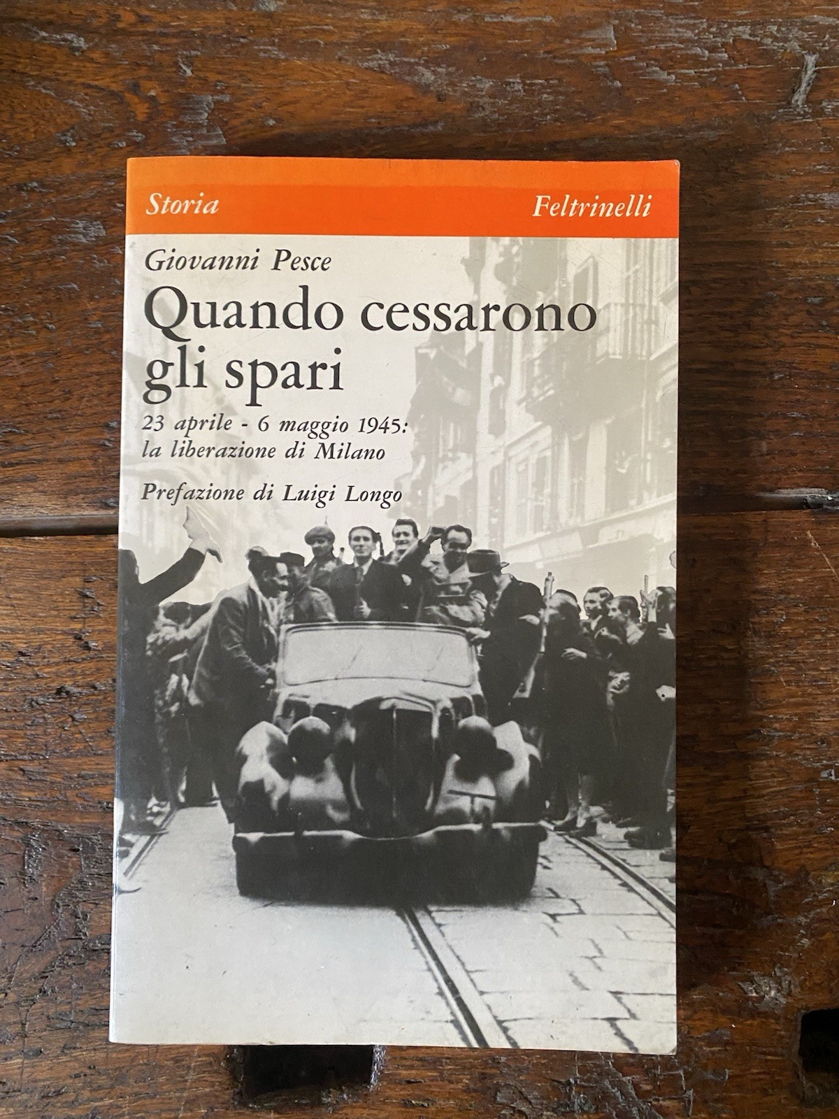 Autografato Pesce Giovanni Quando cessarono gli spari Milano Feltrinelli 1977