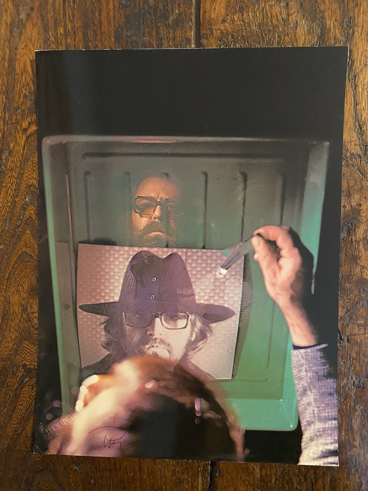 Autografato Pistoletto Michelangelo Fotolitografia Bolaffi Arte 1976