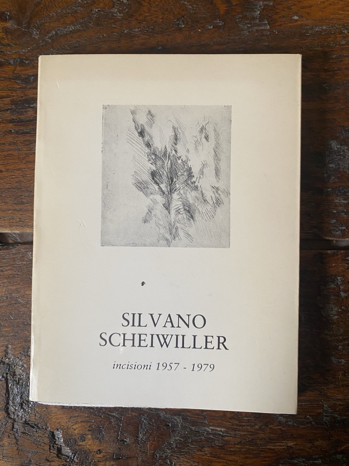 Autografato Scheiwiller Silvano Incisioni 1957 - 1979 Milano 1979