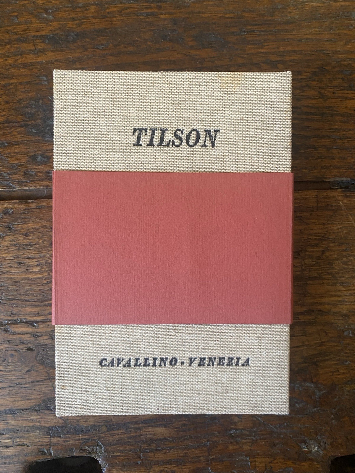 Autografato Tilson Joseph Venezia Cavallino 1981