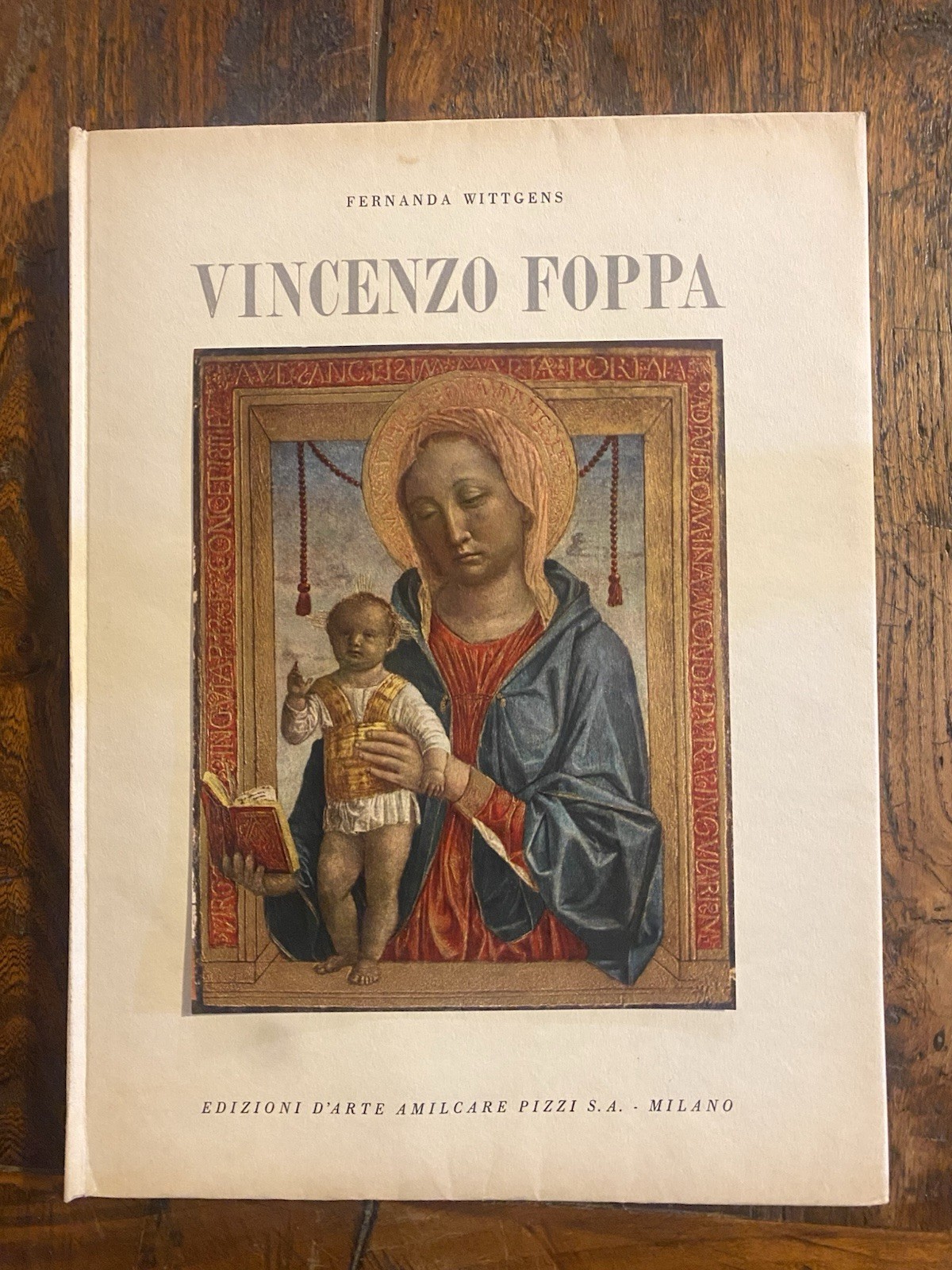 Autografato Wittgens Fernanda Vincenzo Foppa Milano Amilcare Pizzi 1949
