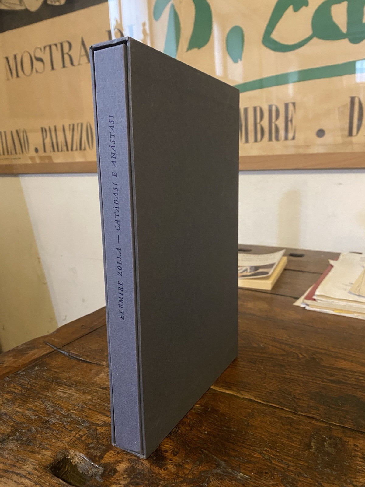 Autografato Zolla Elémire Catàbasi e Anàstasi Alpignano Tallone 2001