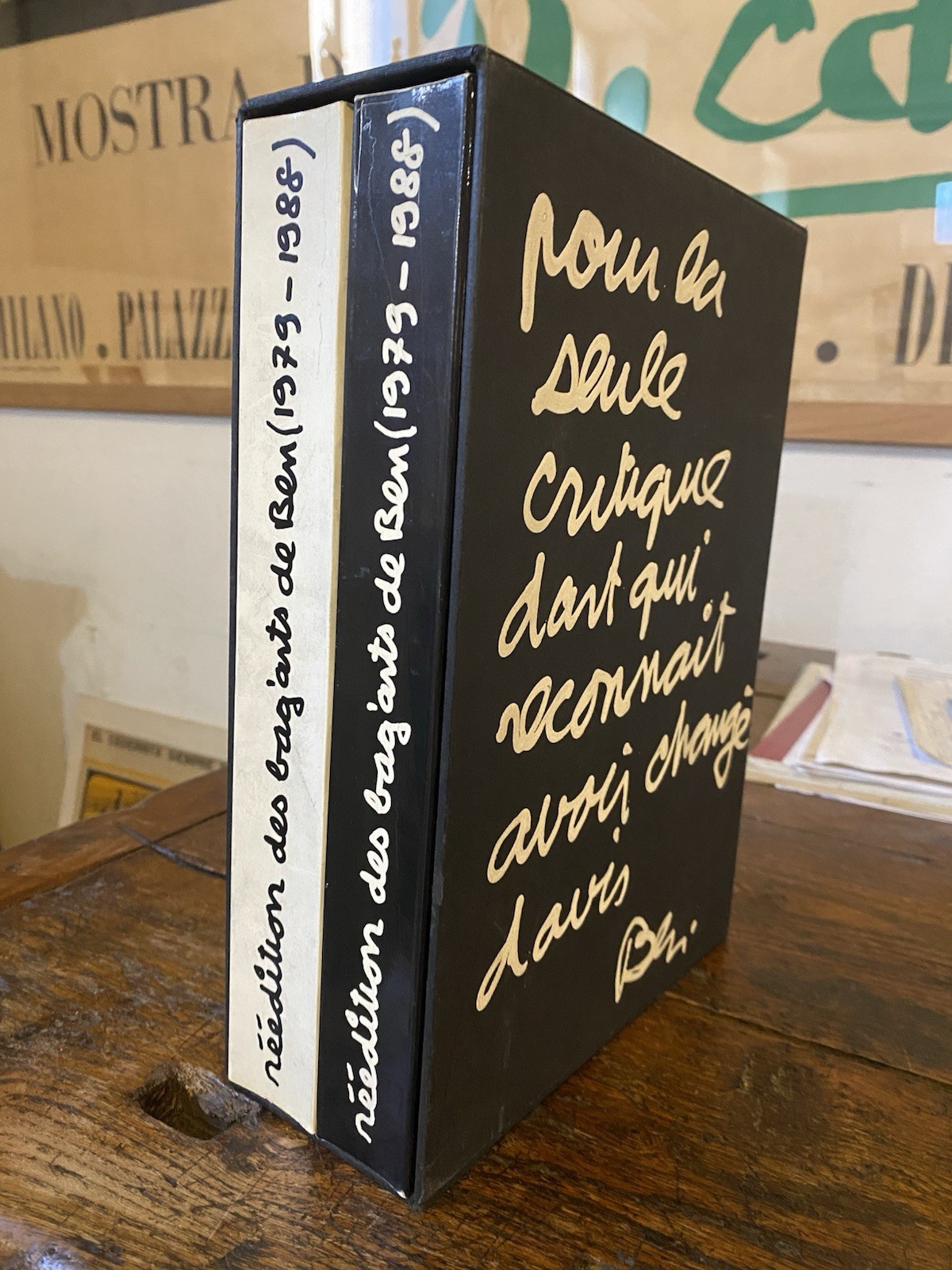 Ben (Benjamin Vautier) Réédition des bag'arts de Ben (1979-1988)