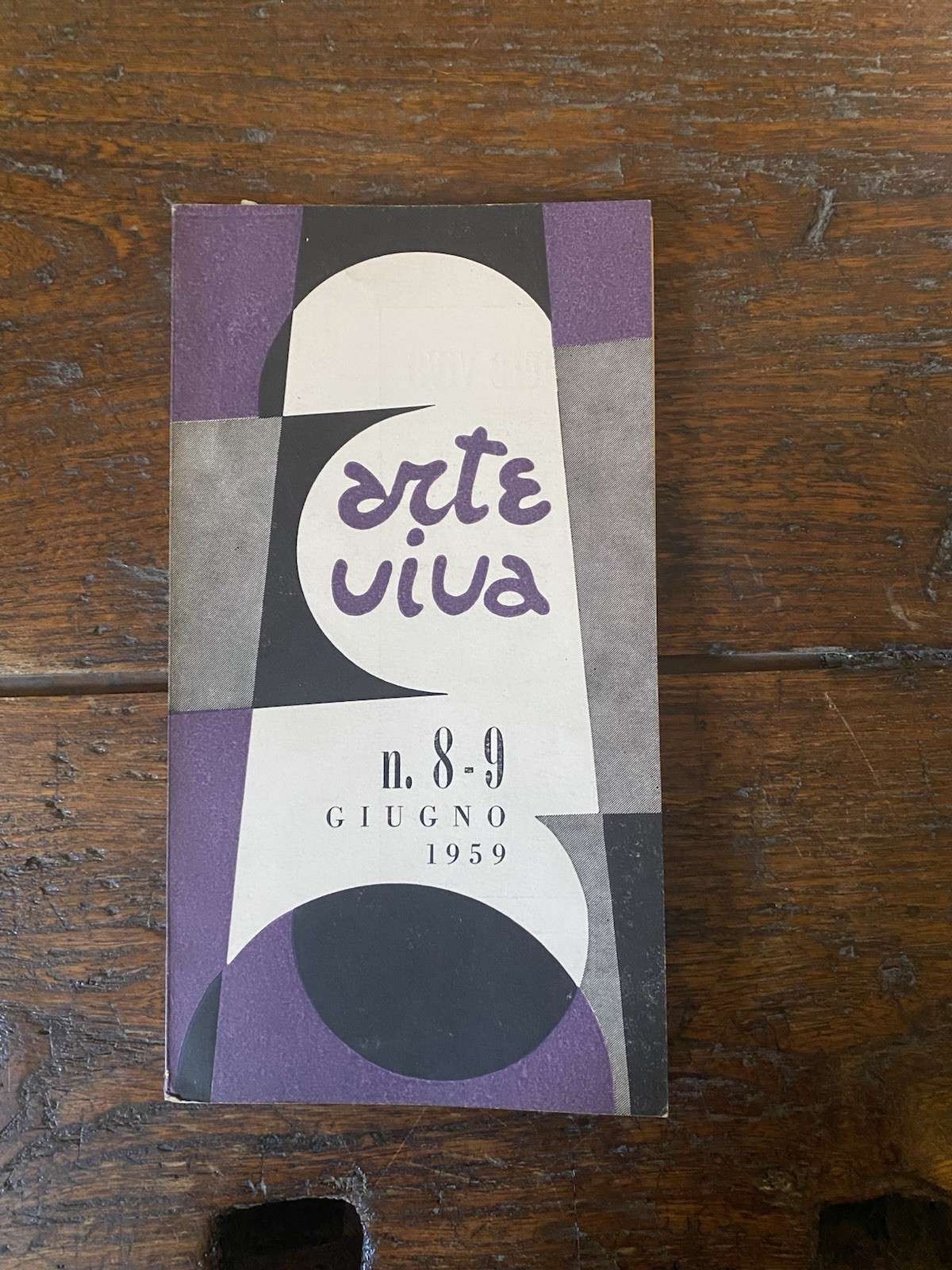 Benedetto Enzo diretta da, Arte viva n. 8-9 Giugno 1959 …