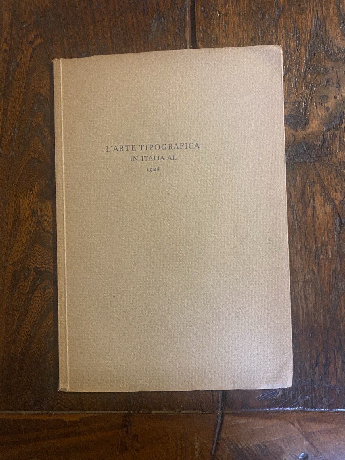 Calabi Augusto L'arte tipografica in Italia al 1928 Milano Bertieri …