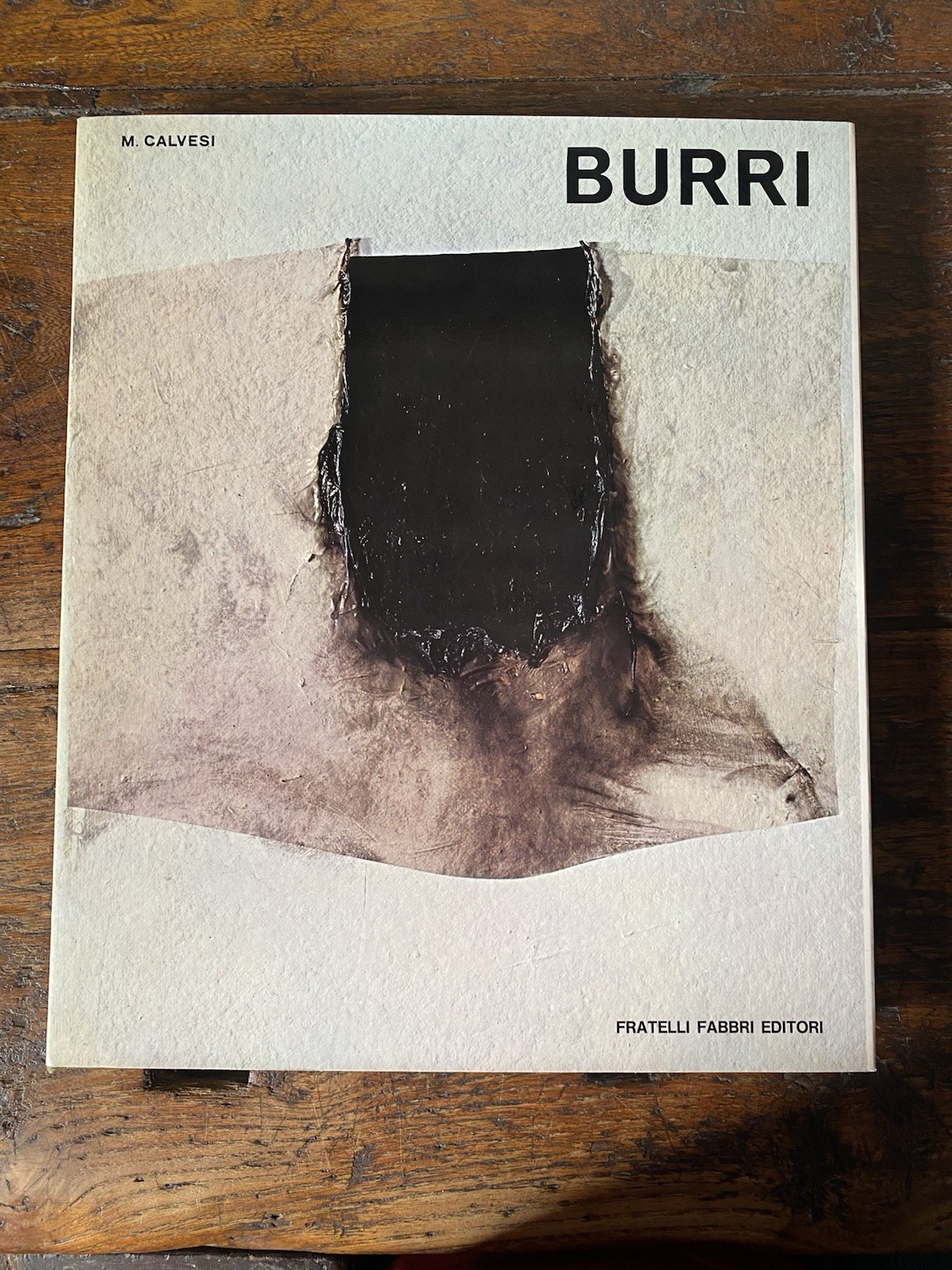 Calvesi Maurizio Burri Milano Fratelli Fabbri 1971