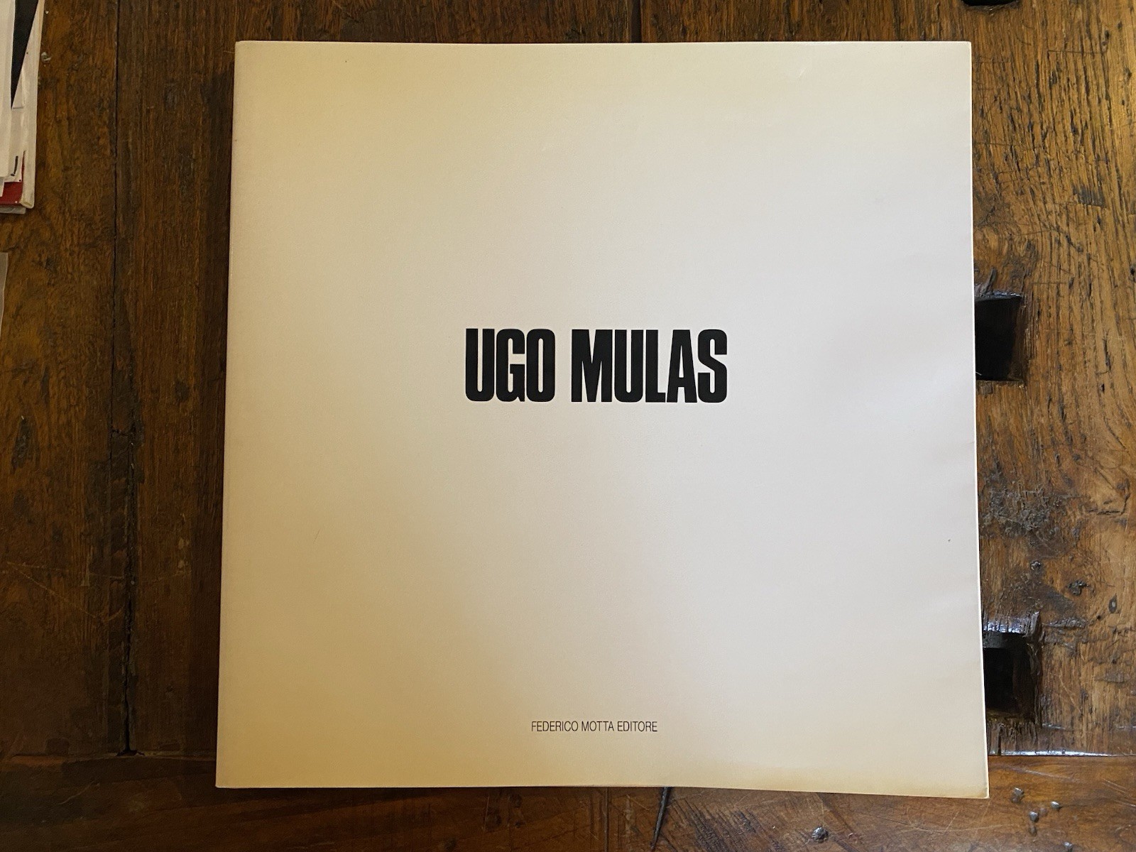 Celant Germano Ugo Mulas Milano Federico Motta 1989