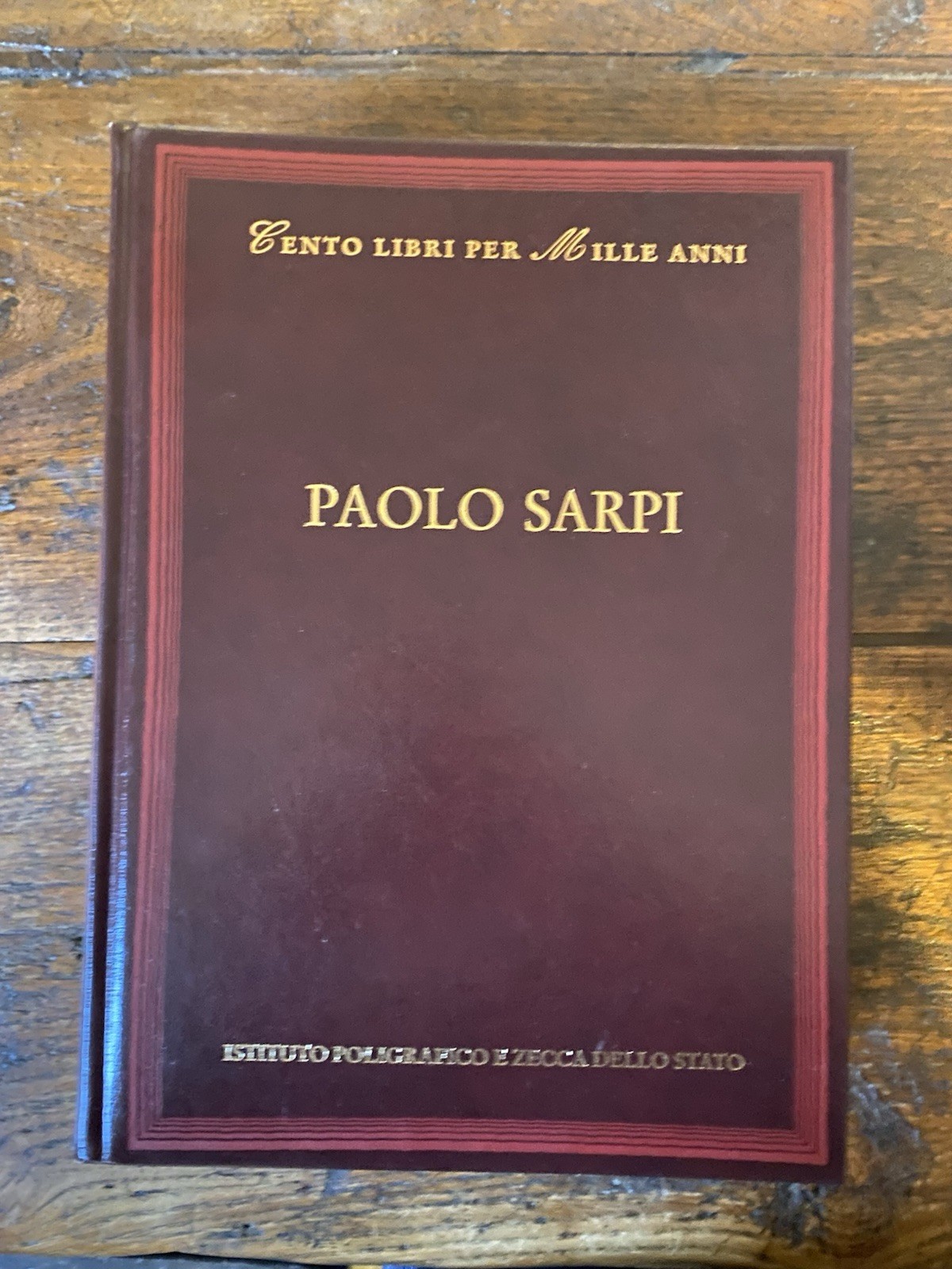 Cento libri per Mille anni Paolo Sarpi Roma 2000