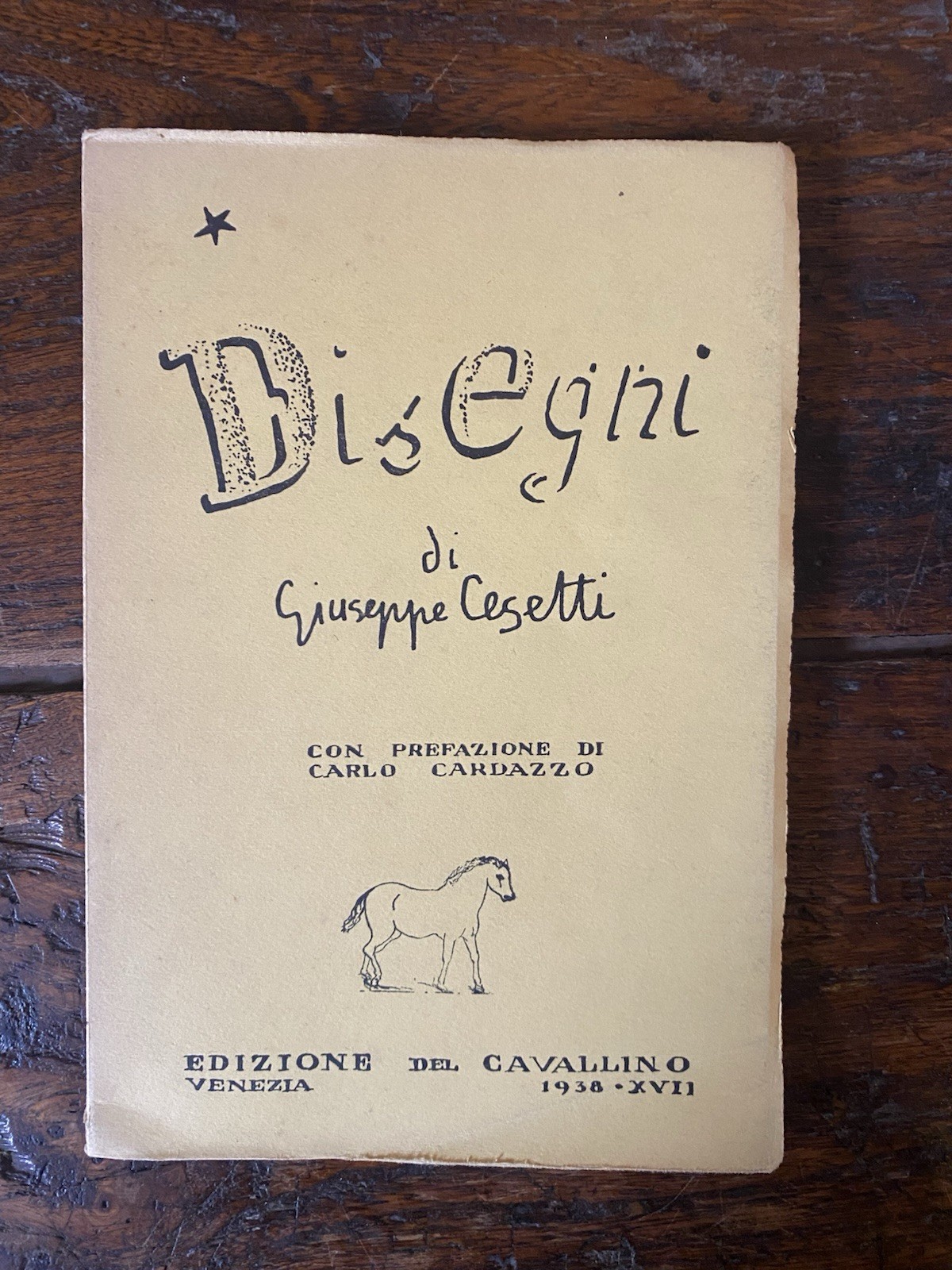 Cesetti Giuseppe Disegni Venezia Fondazione del cavallino 1938