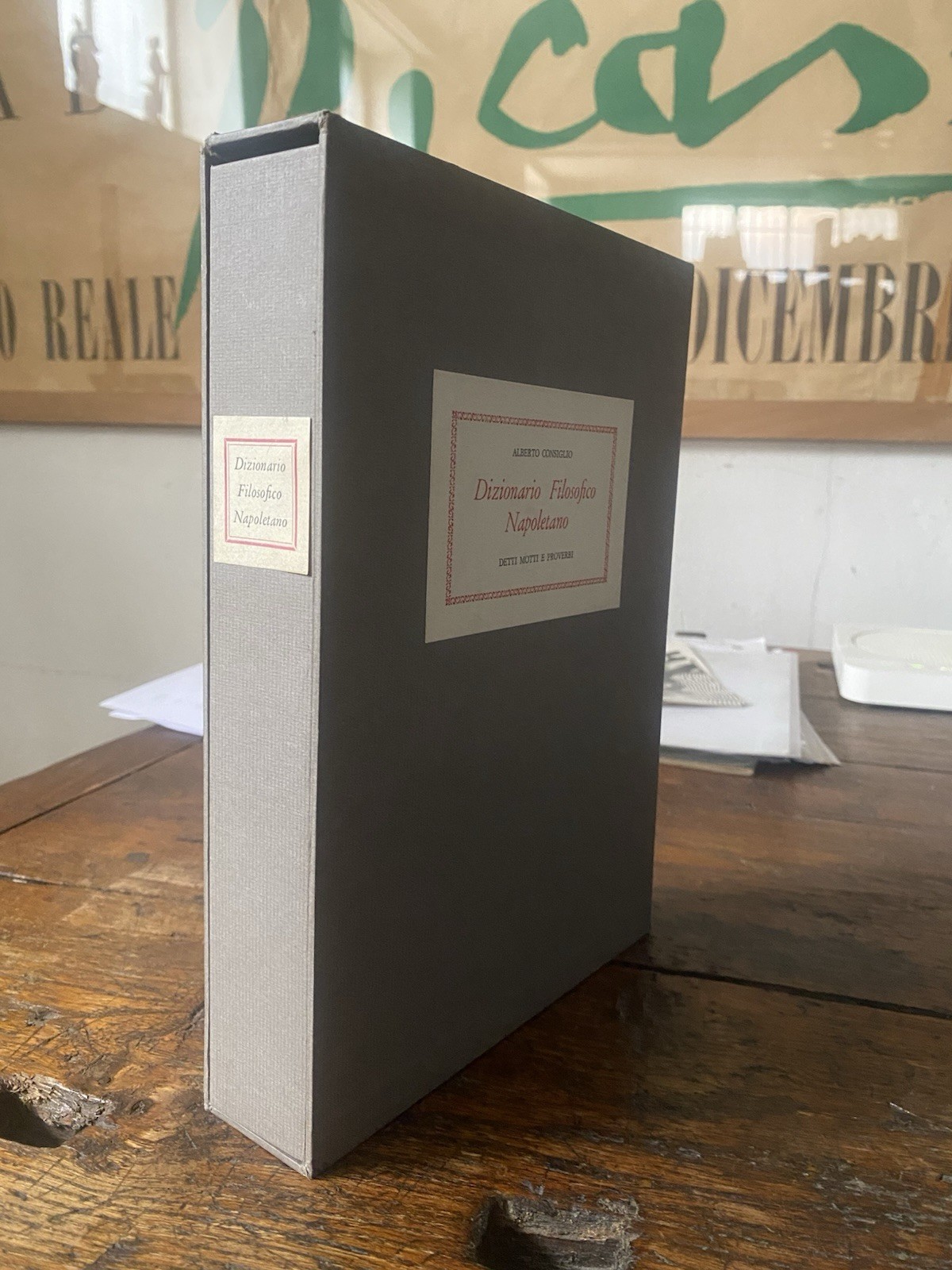 Consiglio Alberto Dizionario Filosofico Napoletano Roma Benincasa 1981