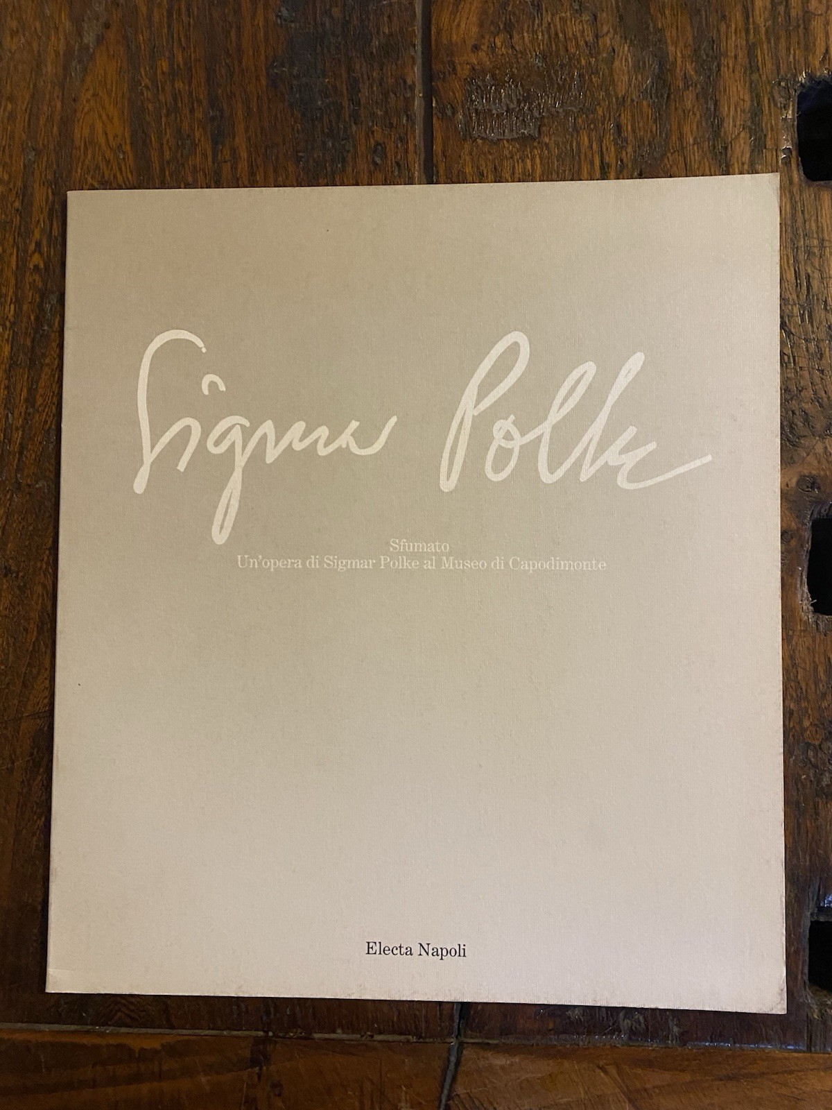 Corà Bruno a cura di, Sigmar Polke Sfumato Napoli Electa …