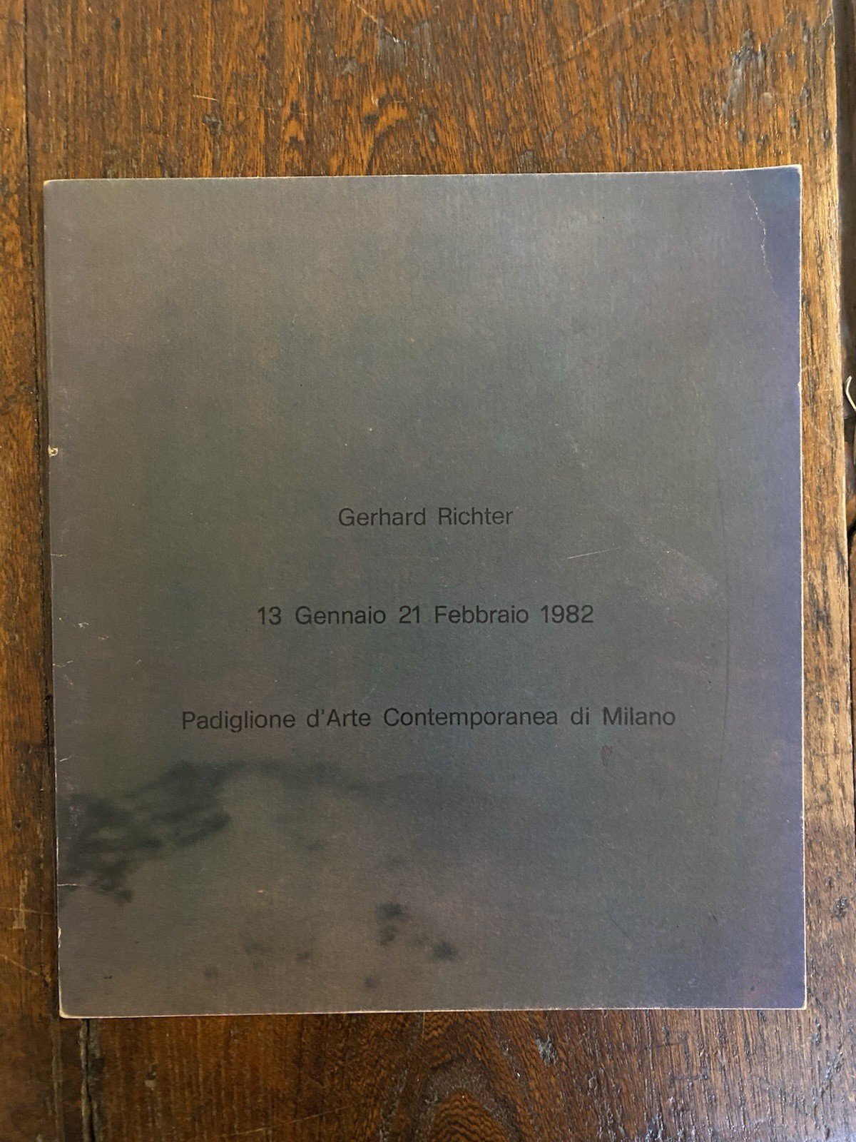 Corà Bruno Gerhard Richter Milano Padiglione d'Arte Contemporanea 1982