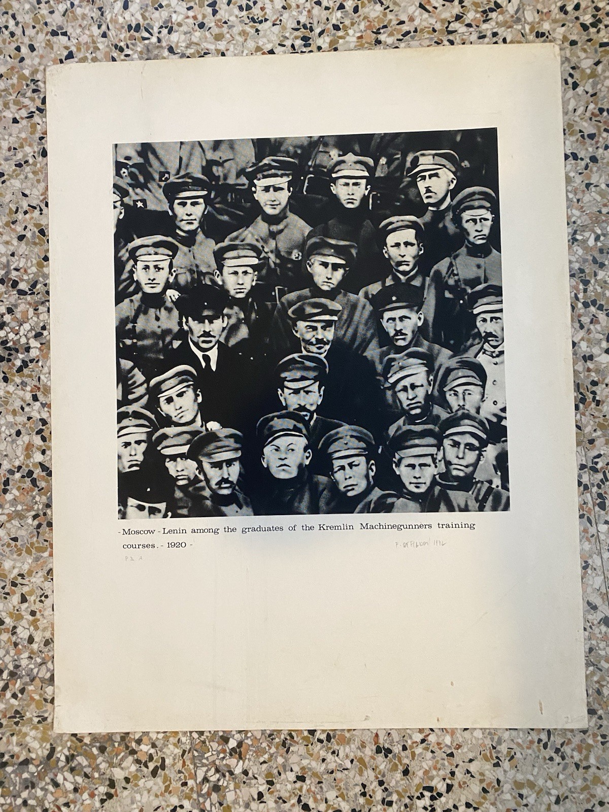 De Filippi Fernando Serigrafia 79 x 61 cm. Moscow Lenin …