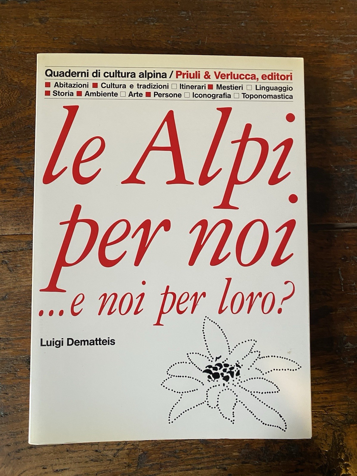 Dematteis Luigo Le Alpi per noi... e non per loro? …