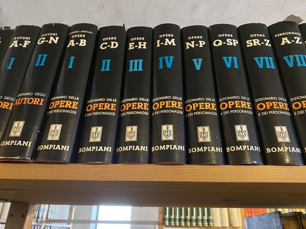 Dizionario letterario Bompiani delle opere dei personaggi e degli autori