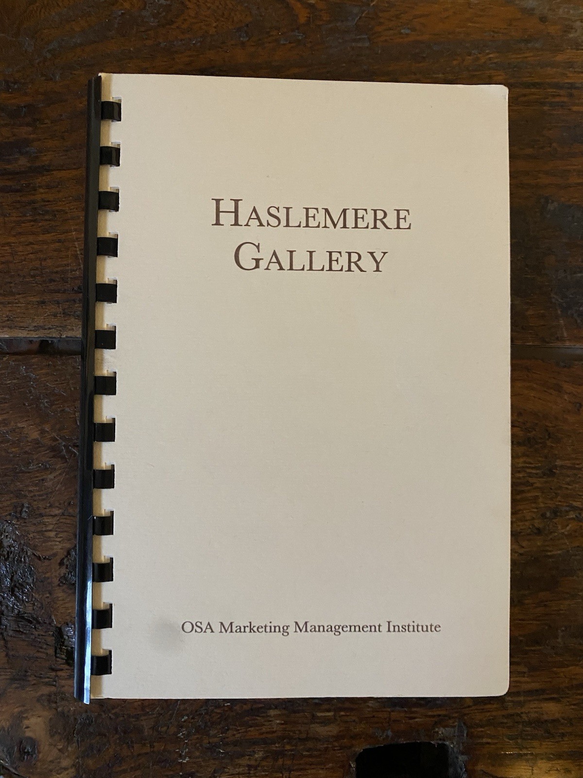 Draisey Mark Sozzi Vittorio Haslemere Gallery Olivetti 1988
