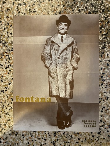 Fontana Lucio Manifesto / Poster 59 x 44 cm. Galleria …