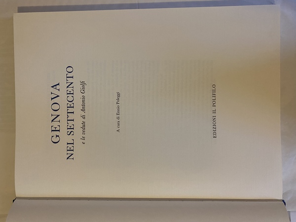 Genova nel Settecento e le vedute di Antonio Giolfi