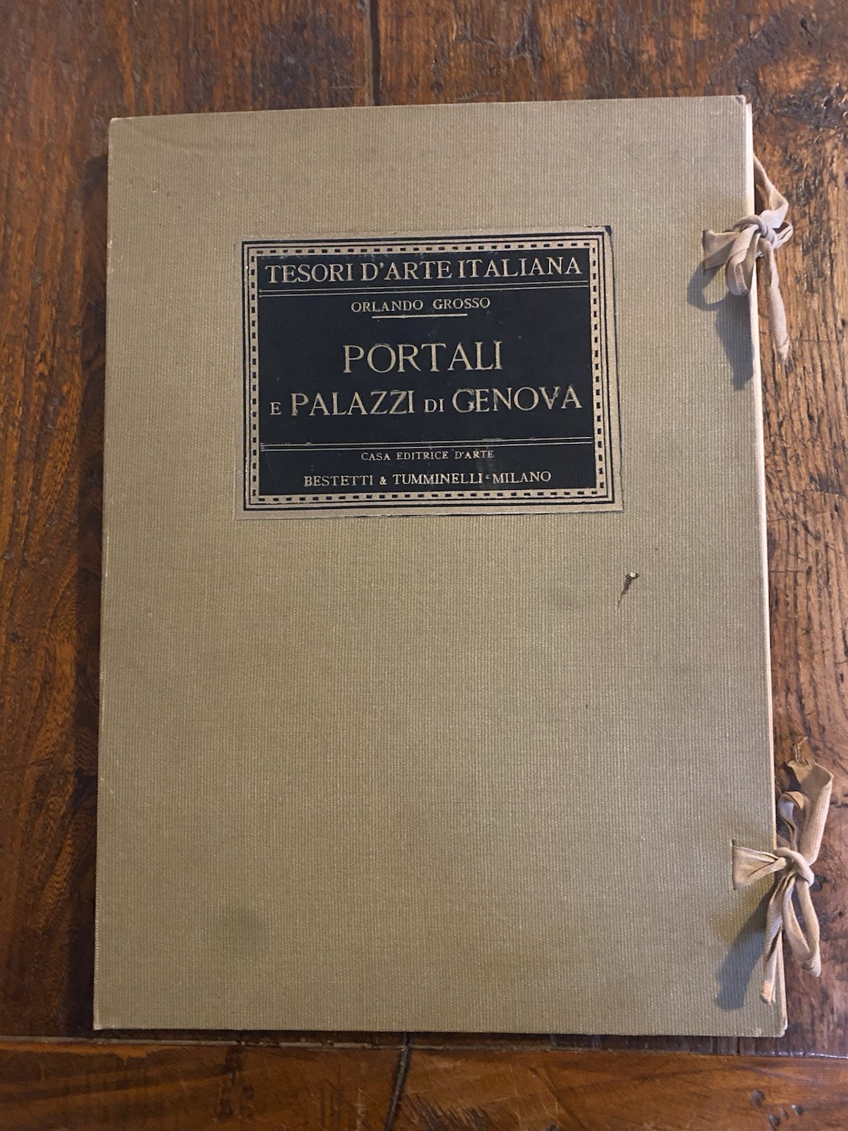 Grosso Orlando Portali e palazzi di Genova Bestetti e Tumminelli …