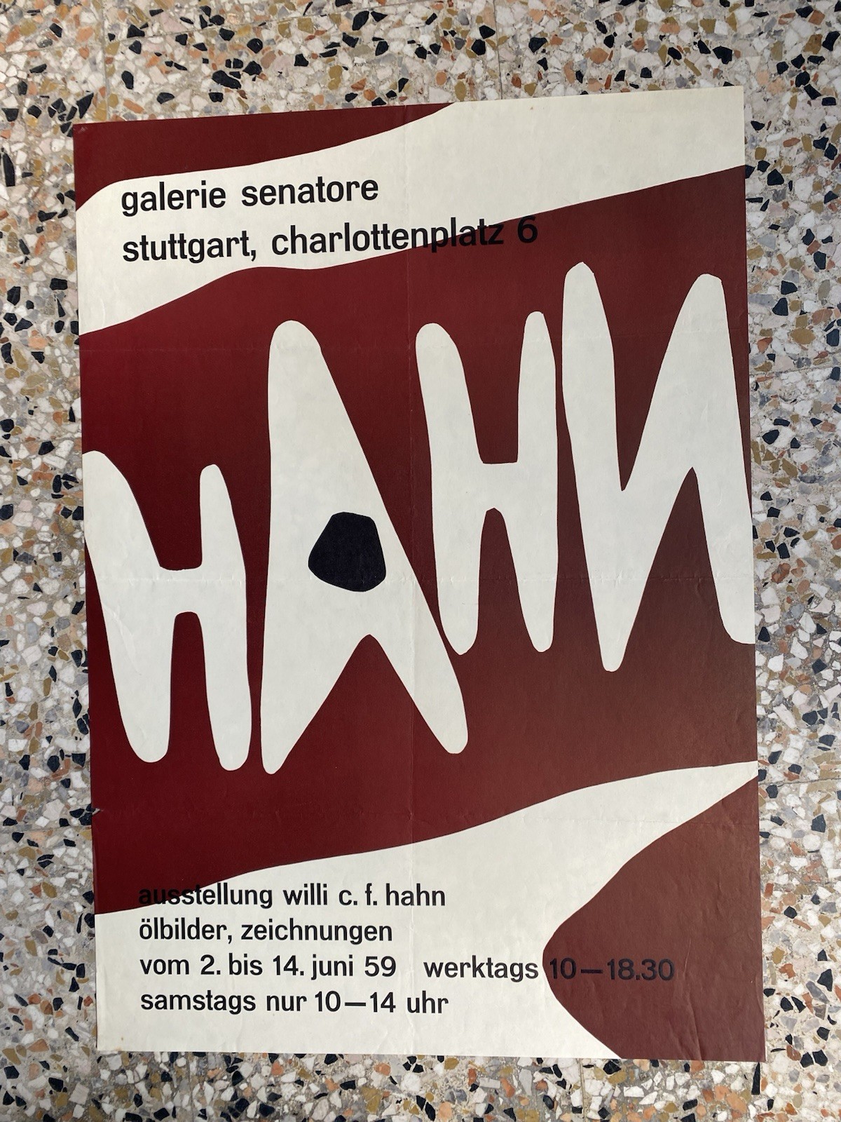 Hahn C. F. Manifesto / Poster 60 x 42 cm. …