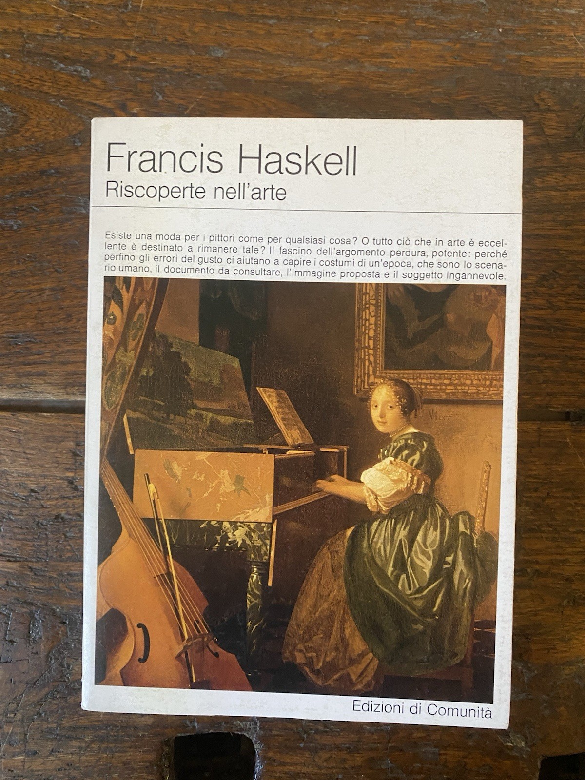 haskell Francis Riscoperte nell'arte Milano Edizioni di Comunità 1982
