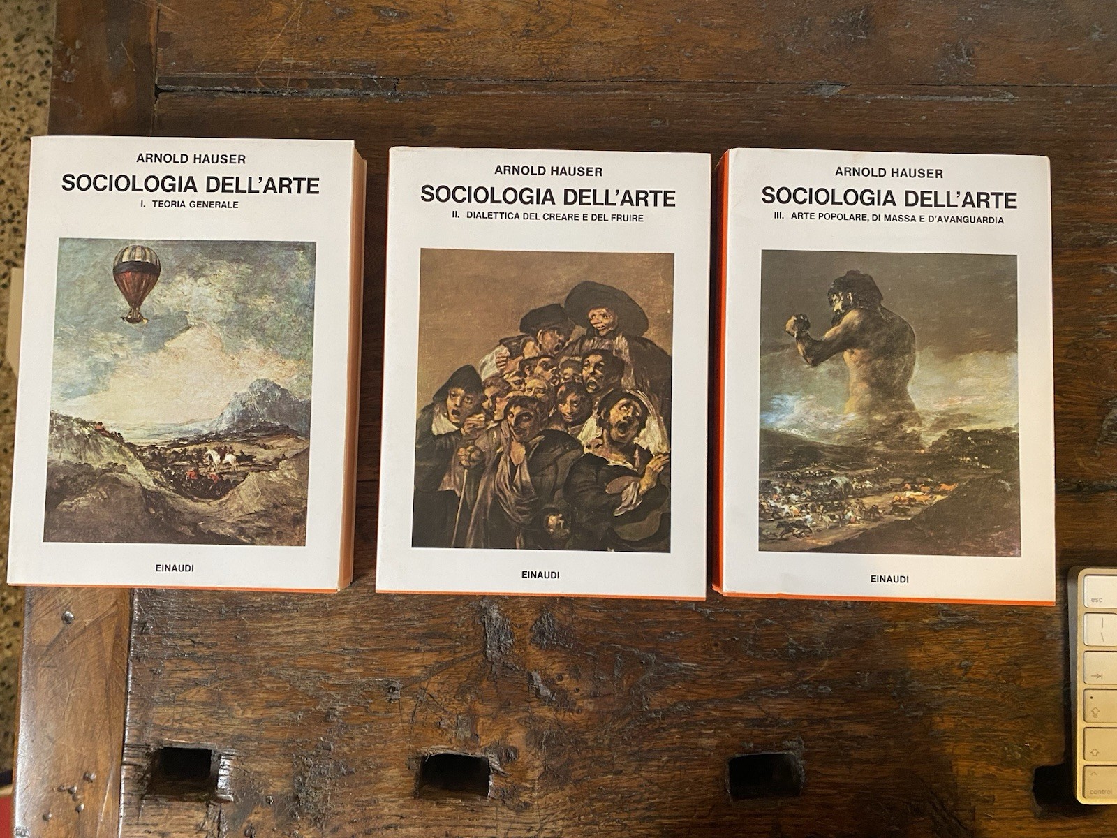 Hauser Arnold Sociologia dell'arte Torino Einaudi 1977