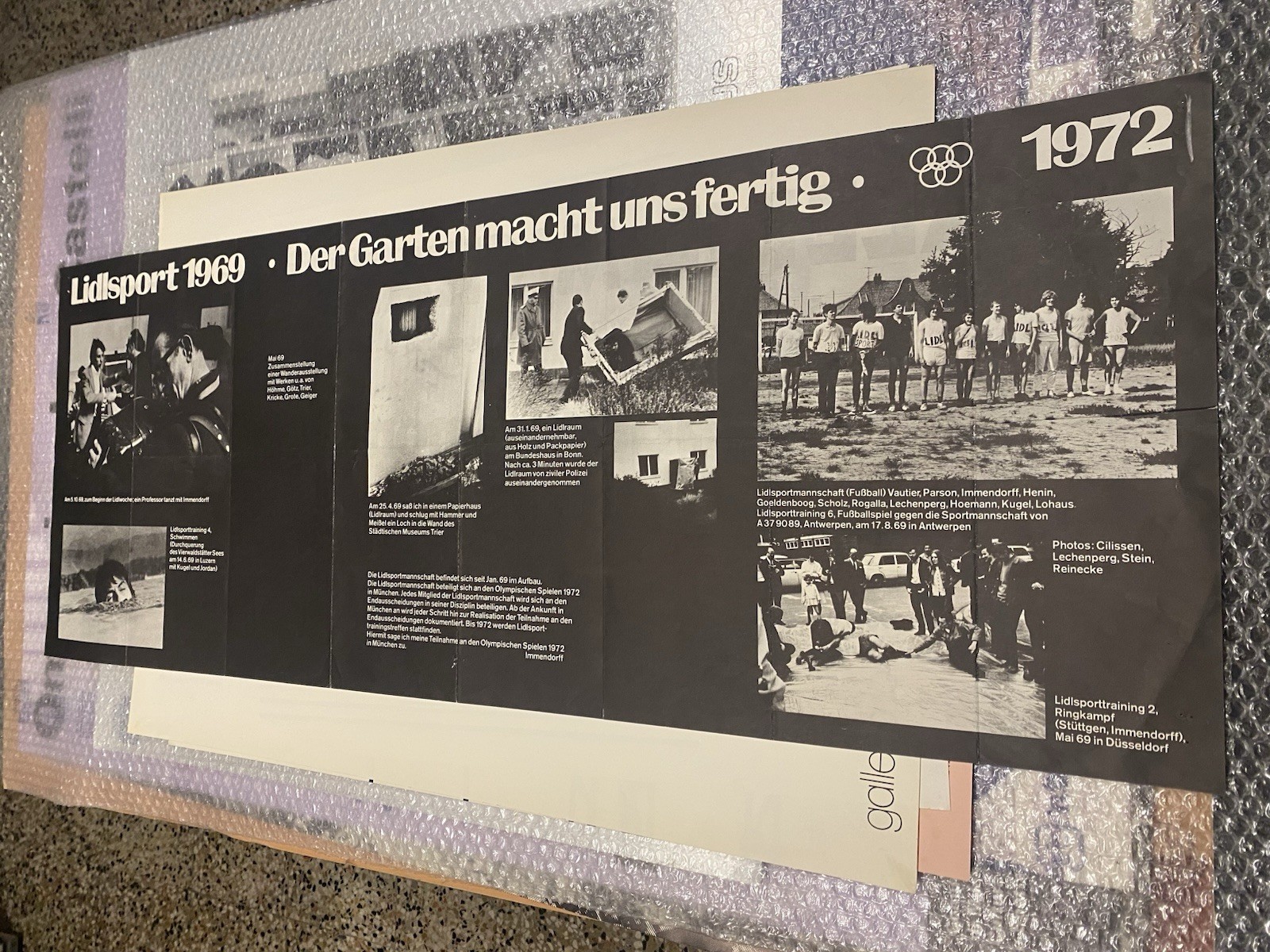 Immendorf Jorg Manifesto / Poster 39 x 99 cn.Koln Galerie …