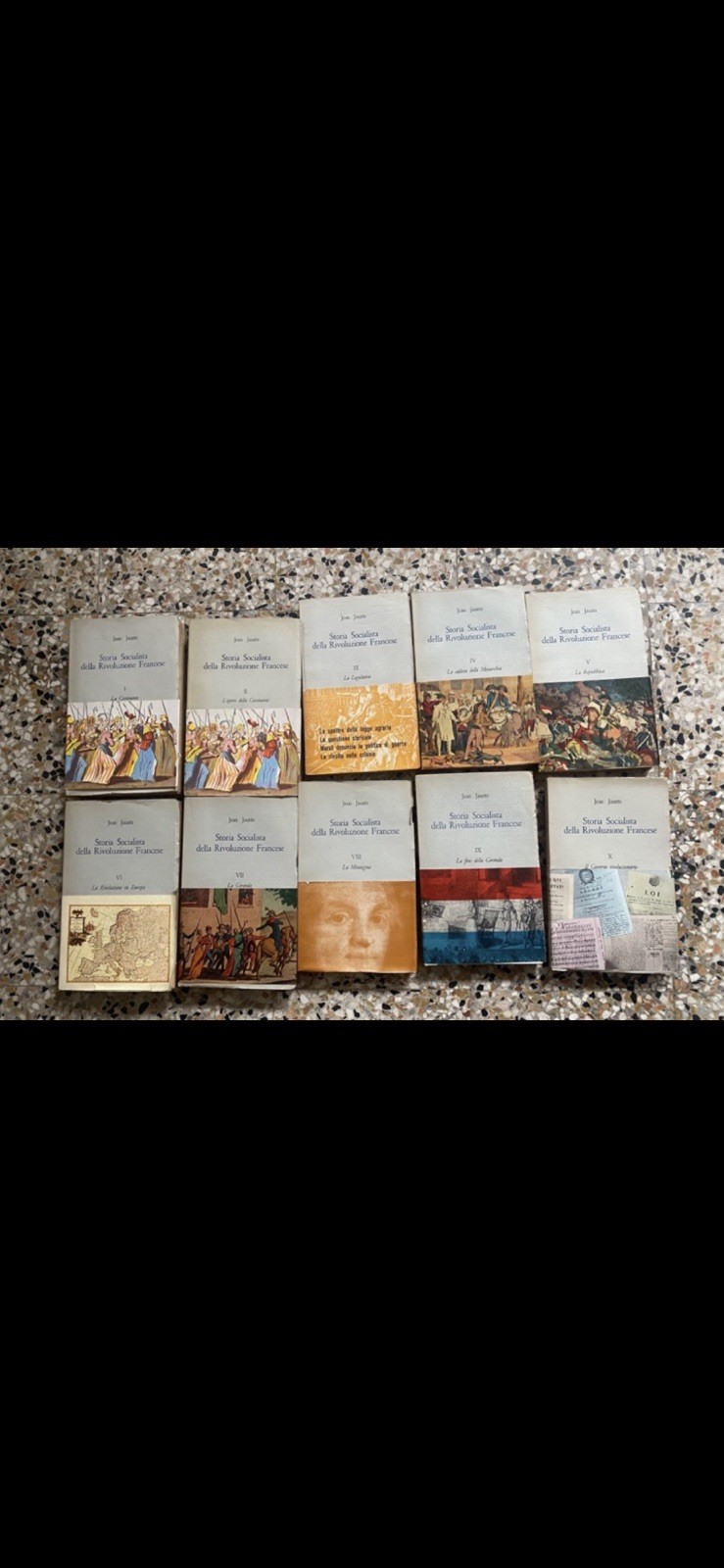Jaurès Jean Storia socialista della rivoluzione francese Milano 1953-1954