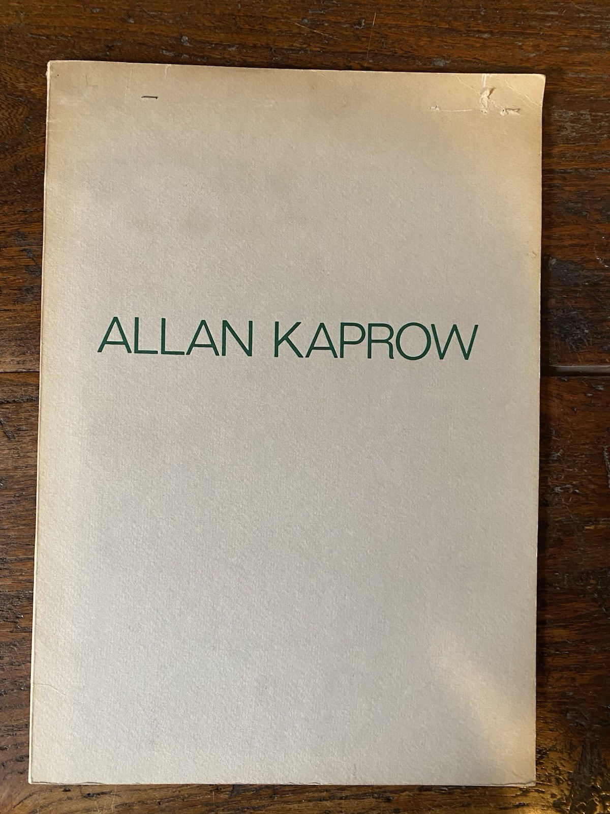 Kaprow Allan Likely Stories Milano Anselmino 1975