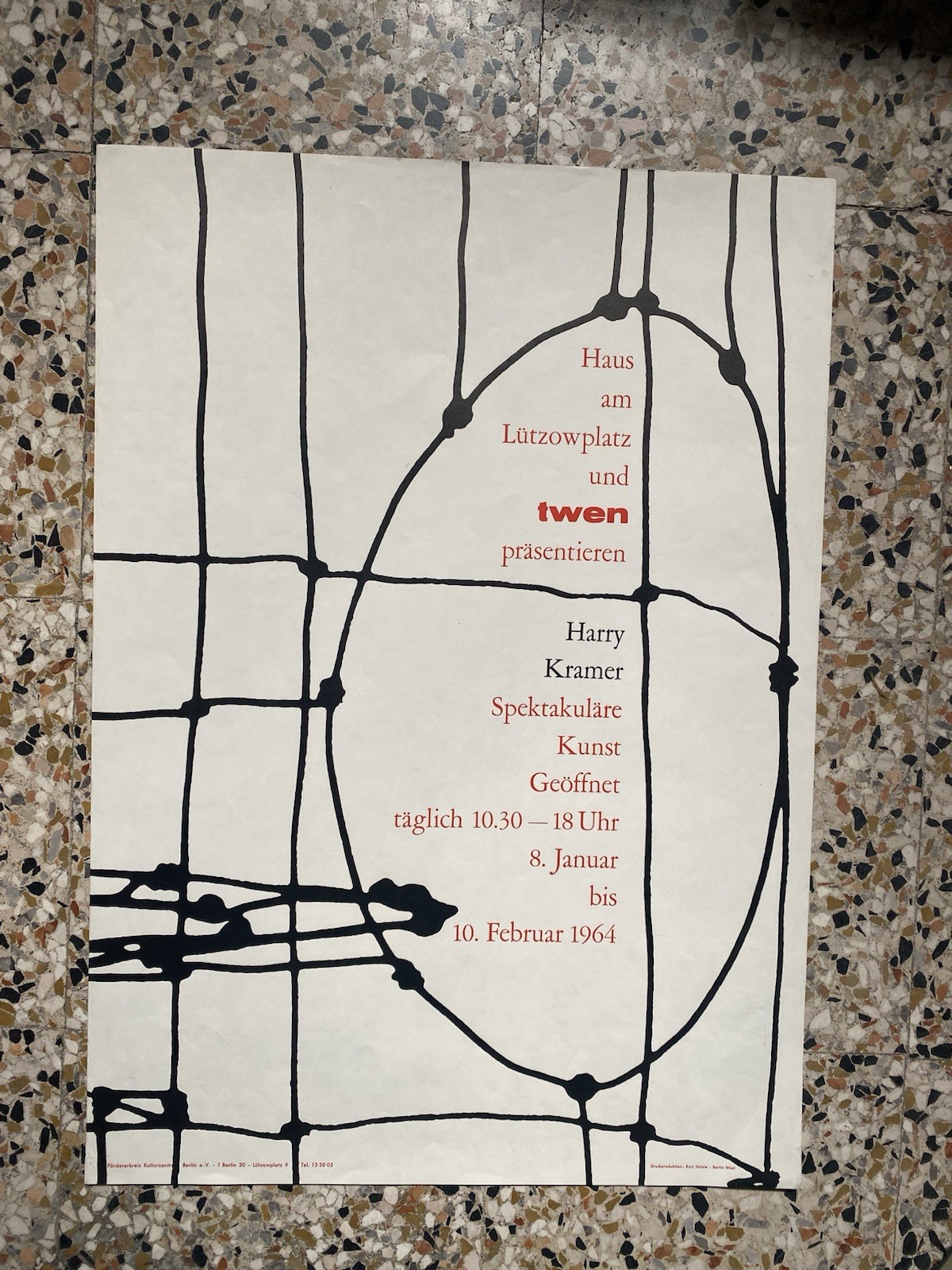Kramer Henry Manifesto / Poster 60 x 42 cm. Berlin …