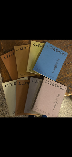 L'éphémère N. 6 - 9 - 10 - 11 -13 …