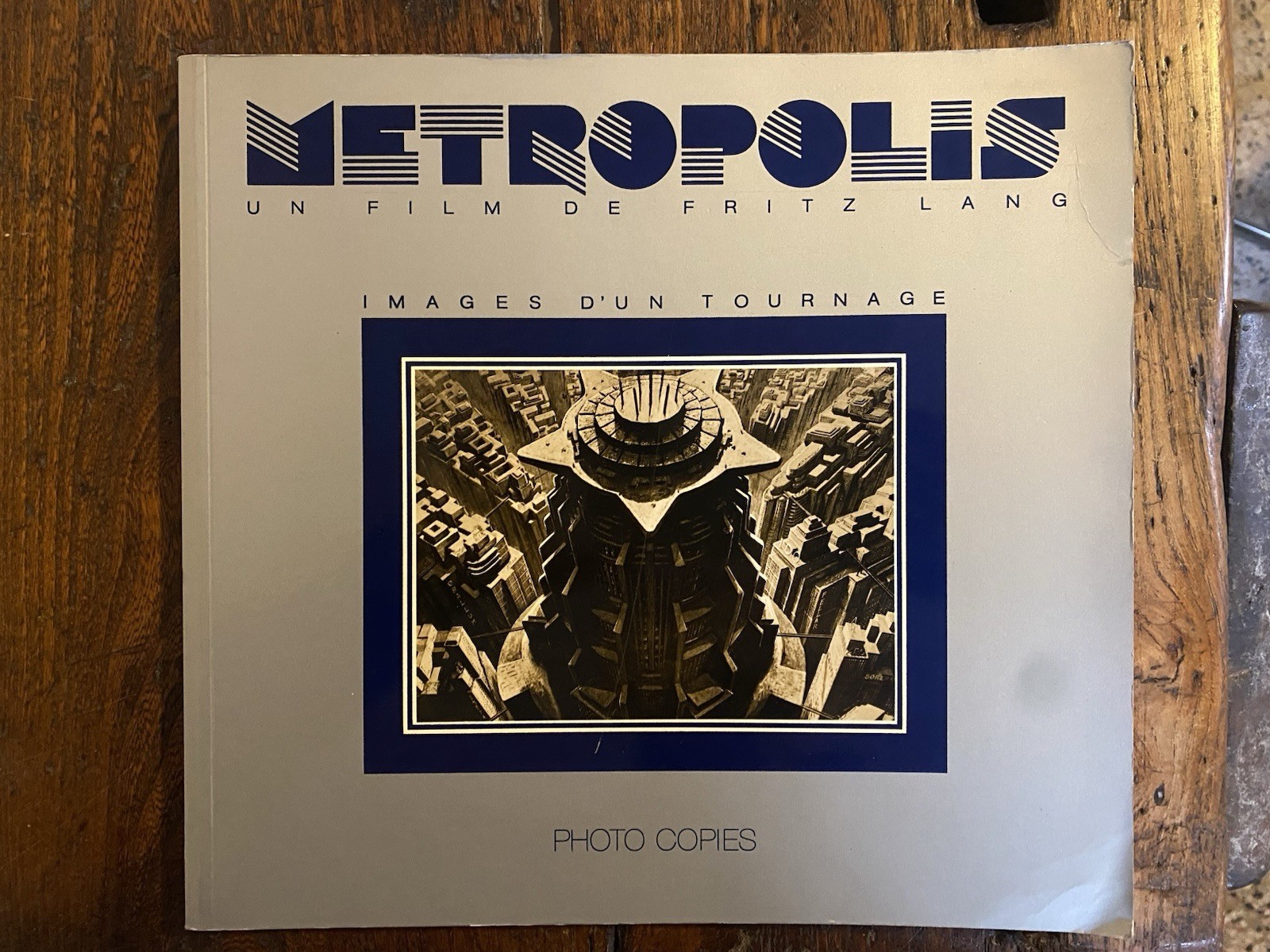 Lang Friz Metropolis Images d'un tournage Paris Photo Copies 1985