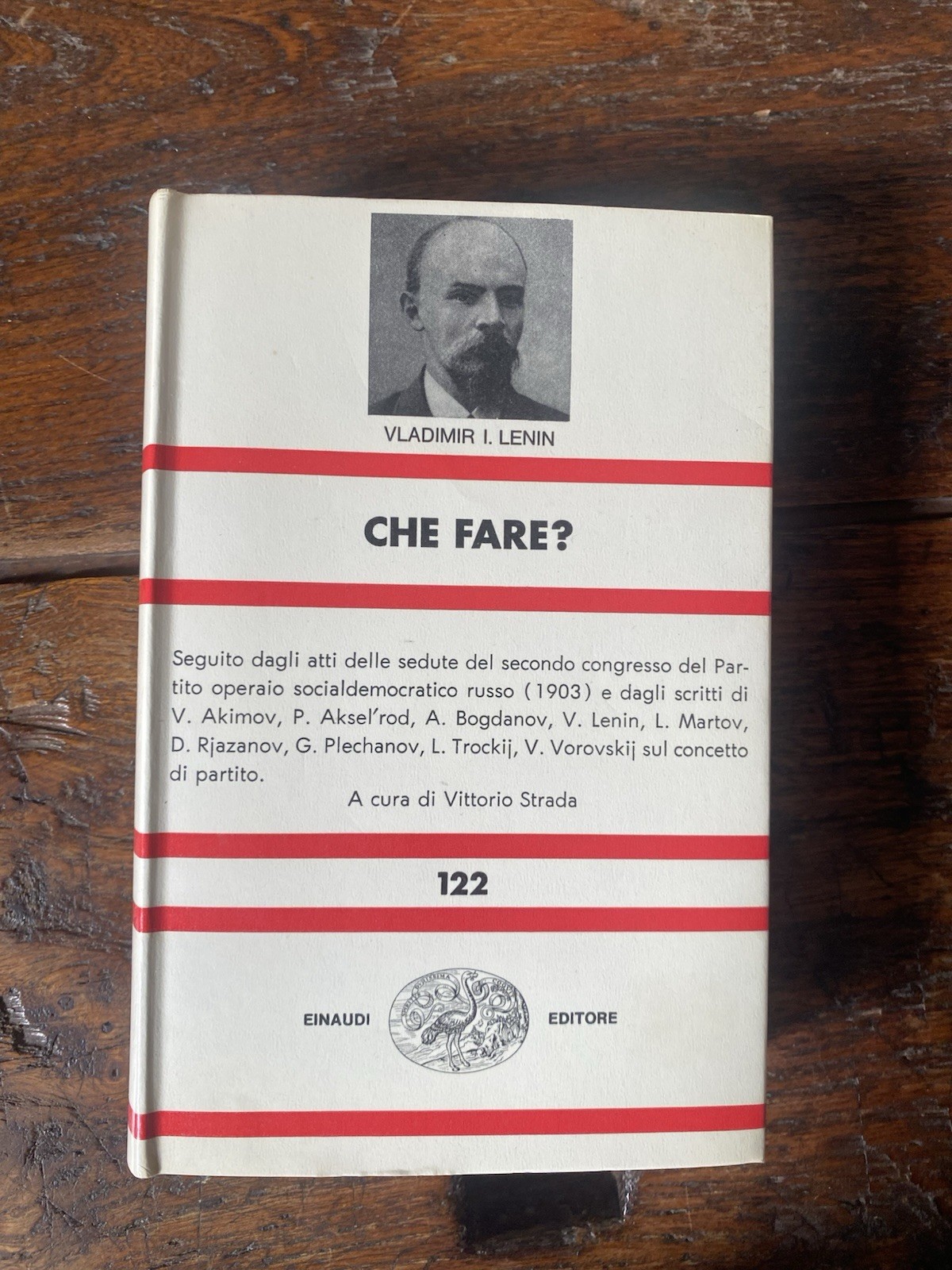 Lenin Vladimir I. Che fare? Torino Einaudi 1971