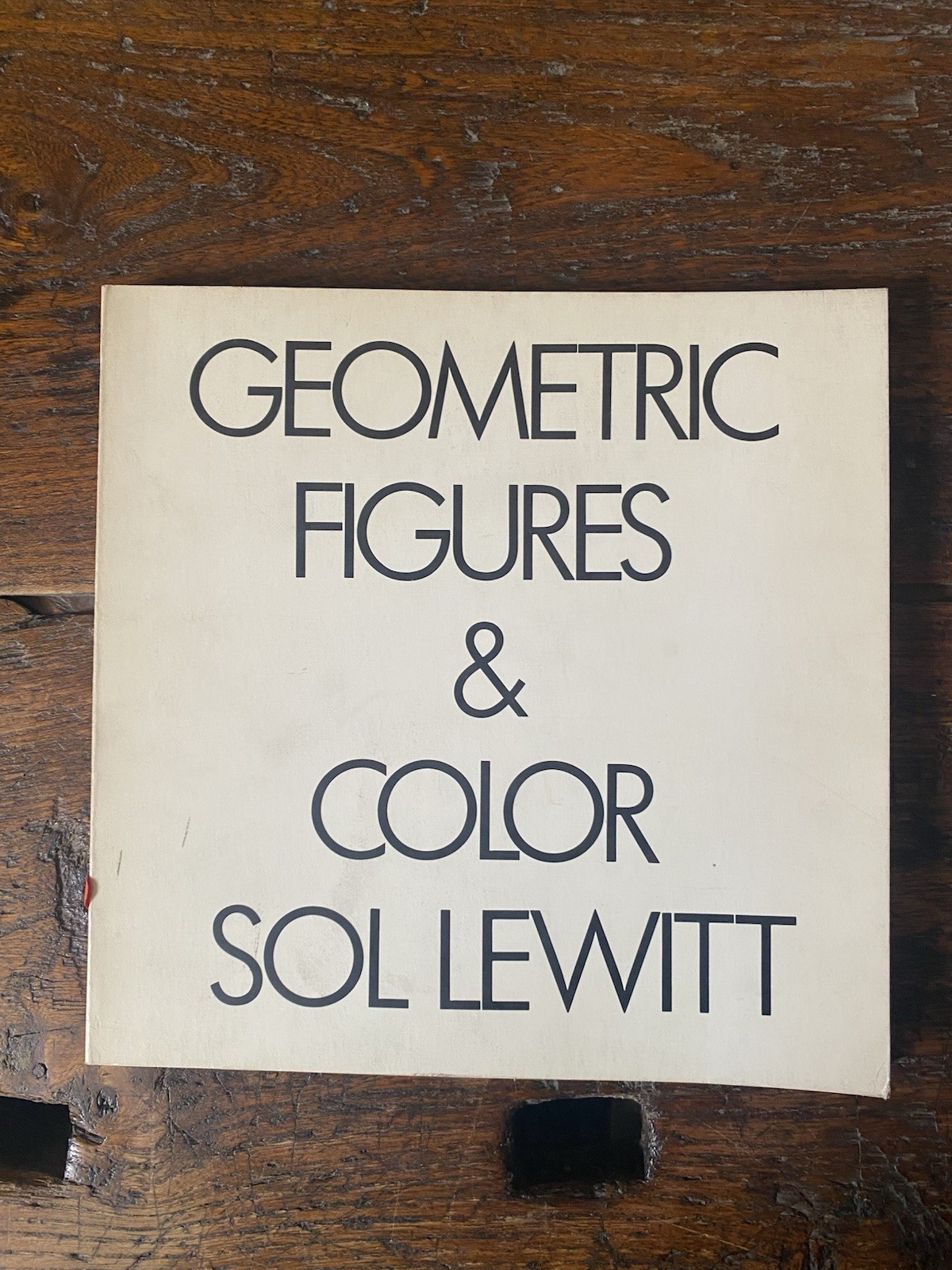 Lewitt Sol Geometric Figures & Color New York Abrams 1979