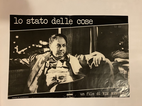 Lo stato delle cose Locandina cinematografica 45 x 66 cm.