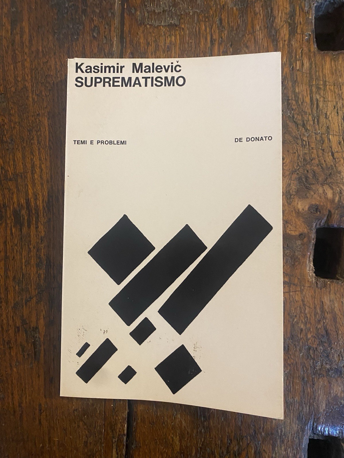 Malevic Kasimir Suprematismo Bari De Donati 1969
