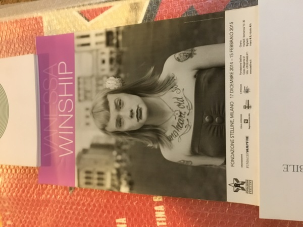 Manifesto / Poster 42 X 30 cm. dell'esposizione alla Fondazione …