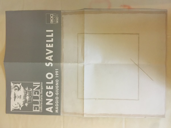 Manifesto / Poster 43 x 33 cm. dell'esposizione alla Galleria …