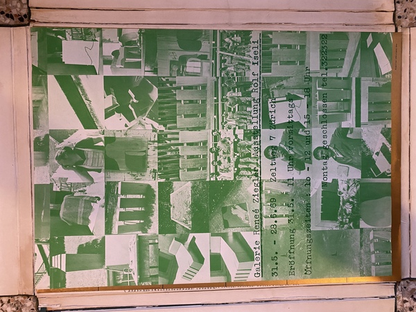 Manifesto / Poster 68 x 48 cm. dell'esposizione alla Galerie …