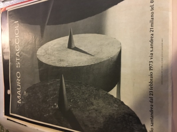 Manifesto / Poster 90 x 65 cm. dell'esposizione alla Studio …