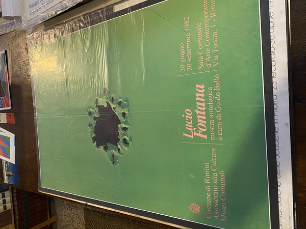 Manifesto / Poster 96 x 68 cm. dell'esposizione alla Sala …