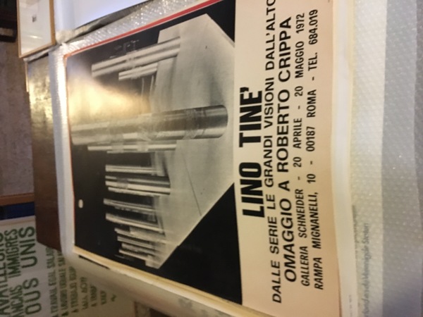 Manifesto / Poster 99 x 68 cm. dell'esposizione alla Galleria …