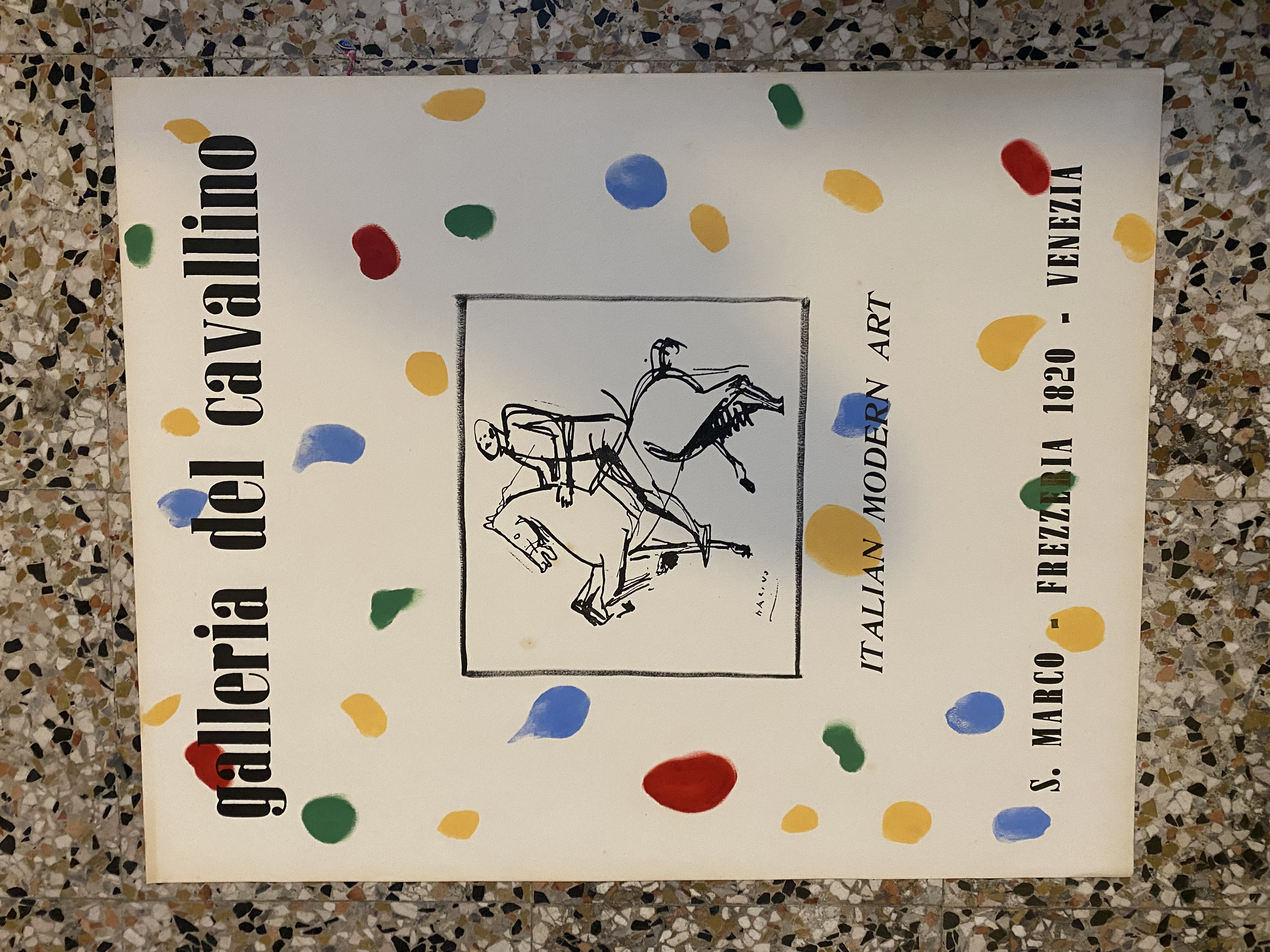 Manifesto / Poster litografico 60 x 48 cm. dell'esposizione Italian …